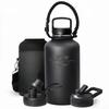 Jarra Térmica de Grande Capacidade para Acampamento ao Ar Livre 64oz Aço Inoxidável 304 Parede Dupla Isolamento a Vácuo à Prova de Vazamento Bico Livre de BPA 12-24
