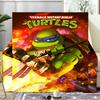 Ninja Turtles Adventure Blanket Flannel Throw for Sofa, Indoor, Camping, Living Room, Office, Chair, And Bed Soft Birthday Gift
