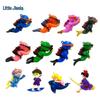 Blue Diver Fish Tank Ornament Set - Floating Aquarium Decoration Gift