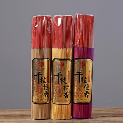 1000 Stück/Lot Rauchfreie Sandelholz-Räucherstäbchen 500g Traditionelle handgefertigte Guanyin-Buddha-Räucherstäbchen aus Bambus