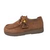 Women's Shoes Autumn New Retro Casual Kangaroo Shoes Platform Heightening Women's Single Shoes Women