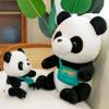 Mink Zamatový Plyšový Panda - Roztomilá Plyšová Bábika Panda pre Dievčatá, Perfektný Narodeninový Darčekový Vankúš
