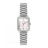Fashion Ladies Watch Square Diamond Dial Watch Femininity Stainless Steel Strap Personalized Watch
