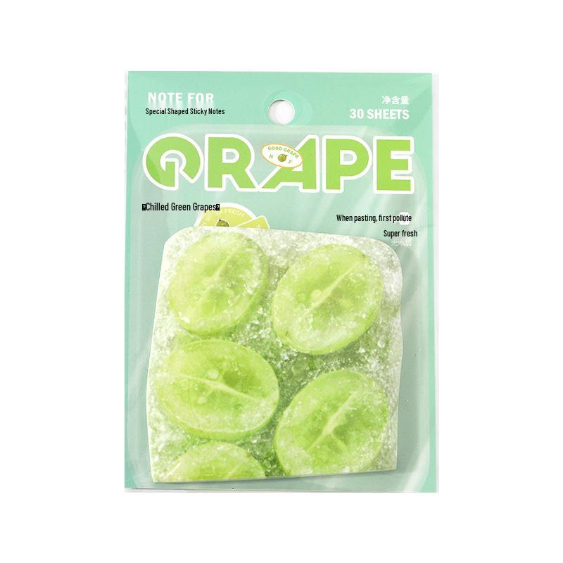 Good Fruit Creative Sticky Notes - Realistic, Reusable Tear-off Notes for Students