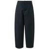 Women's Solid Color Casual Straight-Leg Cropped Pants