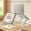 Ergonomic Height Adjustable Stand for Laptops Tablets Holder 360 Rotation Quick Assembly Comfortable Viewing