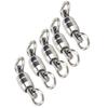 30PCS TwoWay Bearing Rotation Ring Dual Ball Fishing Connector Fishing Swivel  Fishing Accessories