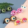 Winking Glasses For Shows & Parties – Kinetic Crazy Eyes Glasses With Manual Blink Action, Blinking Glass For Performances