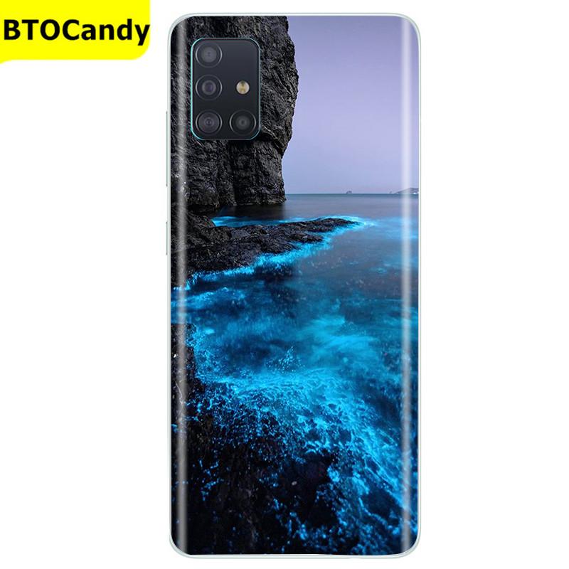 Pre Samsung Galaxy A51 Puzdro Galaxy A71 A 71 Mäkké silikónové TPU zadné puzdro Pre Samsung A51 SM-A515F A515 A 51 Puzdro na telefón Samsung A71