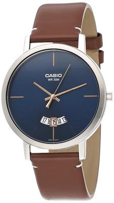 Brown Men's Watch, 7.7mm, Winter, MTP-B100L-2EVDF