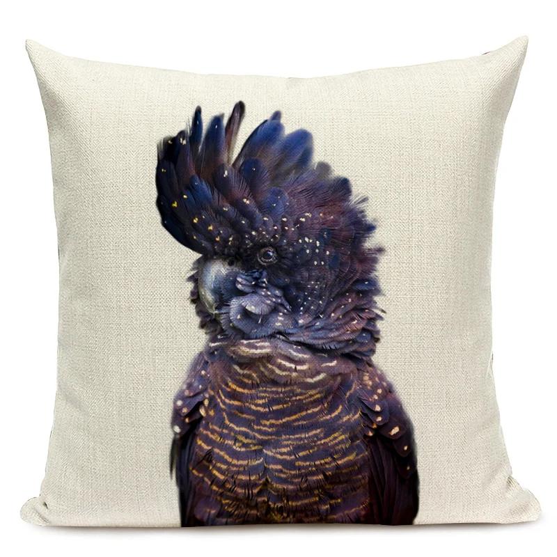 

Декоративные подушки с изображением животных, наволочки для подушек с изображением тигра, слона, обезьяны, наволочки 45x45 см для декора дивана 450mm*450mm