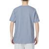 Nike Solid Color Logo Print Crew Neck T-Shirt Men Tops Blue AR5005-493
