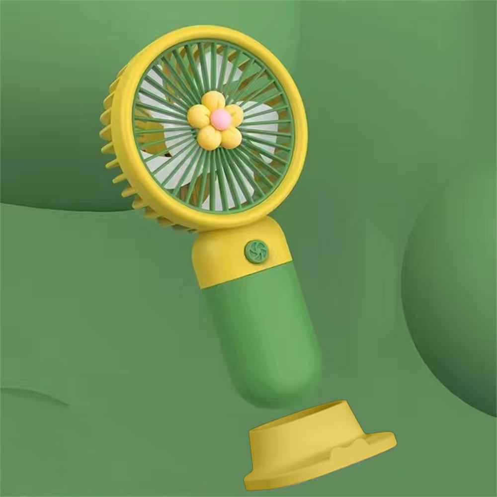 

Ручной маленький вентилятор Летний мини USB зарядка Вентилятор 1-й скорости с подставкой для ленивых Ручной Настольный Портативный Бесшумный Студенческий 1 шт. тёмно-синий