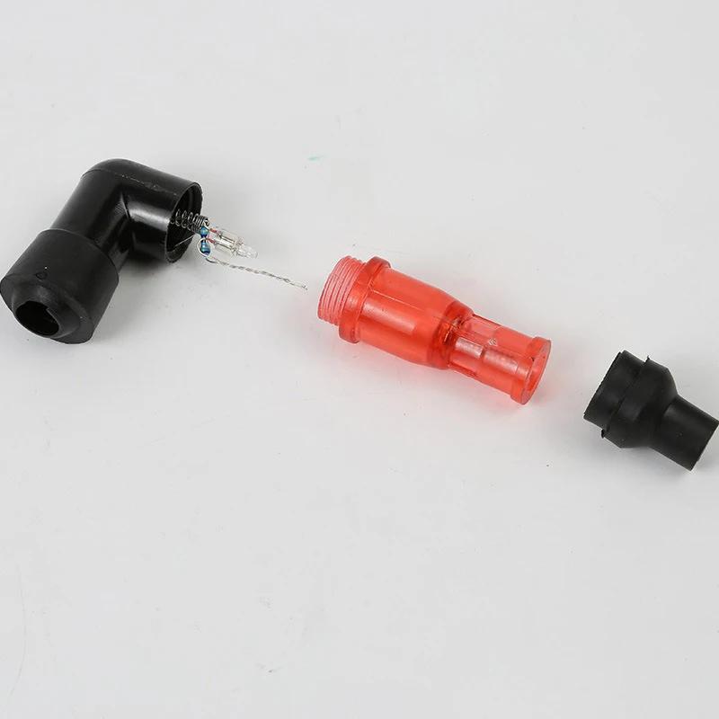 Motorcycle Flash Spark Plug Cap Universall Motorcycle Ignition Spark Plug Cap 90 Degree Flashing Spark Plug Caps for Motobike