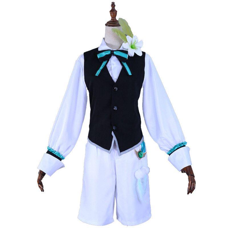 Genshin Impact Cosplay Costume Wind God Venti Concert Barbatos Cosplay Men's Costume