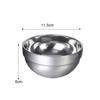304 Stainless Steel Bowl Double-layer Soup Rice Bowls Anti Scalding Bowls Large Capacity Food Container Noodle Kitchen Tableware