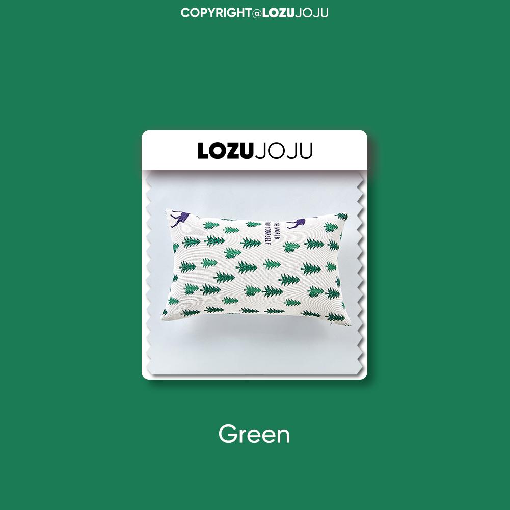 LOZUJOJU Лидер продаж и универсальная рождественская наволочка с рисунком лося из хлопка и льна с принтом для дивана Гостиная Спальня Домашний декор 30cm x 50cm зелёный