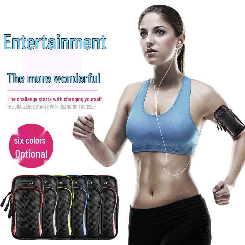 Men's and Women's Waterproof Running & Hiking Phone Armband: Large Capacity, Arm & Wrist Bag