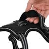 Reflective Adjustable Dog Harness Black XL