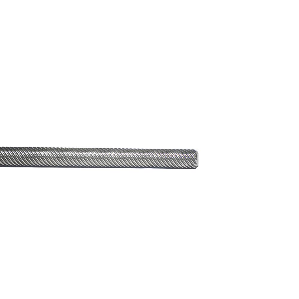 304 Stainless Steel CNC Link T10 Trapezoidal Lead Screw, 2mm Pitch, 20mm Lead