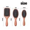 Straight Hair  Combs Hairstyle Custom Comb Gua Sha Wooden Air Cushion Comb Set Bristle Meridian Scalp Massager