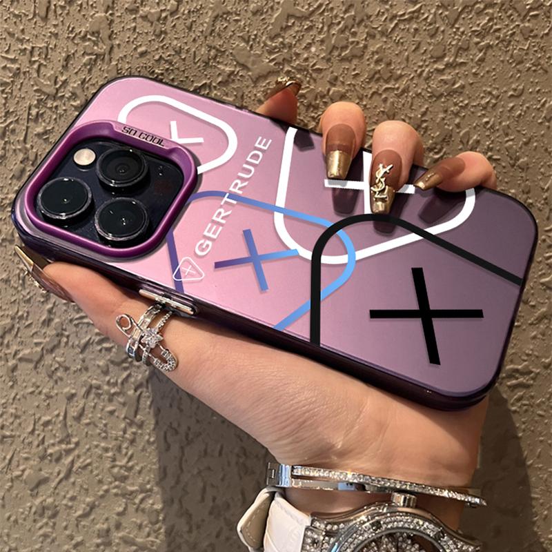 Capa de Plating Fashion Luxury G-Gertrudes para Xiaomi Redmi Note 13 12 11 Pro Plus 4G 5G 12S 11S 10S 10 9 9S 8 12C 13C A3 Capa de PC