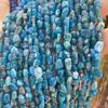 Blue Apatite Crushed Stone Beads for Handmade DIY Jewelry Accessories