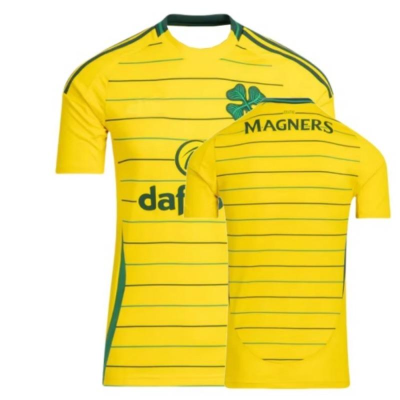 2026 Home and Away Football Shirt Celtic Soccer Jersey Shirt  Breathable and Comfortable Outdoor Football T-shirt Parent-child