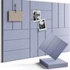 Self Adhesive Felt Acoustic Panels Vertical Stripe Memo Board Pinboard Tiles  Dart Pads