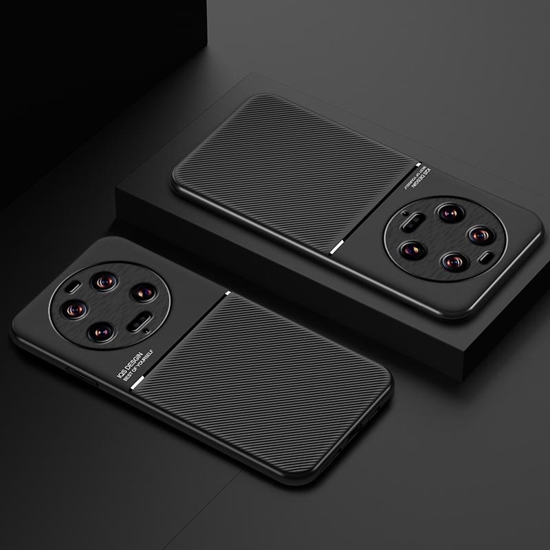 For Xiaomi Mi 13 Ultra Case Luxury Leather Magnetic Car Holder Plate Phone Case For Xiaomi Mi13 Ultra 13ultra Stand Back Cover