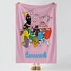 cartoon B-Barbapapa-a Throw Thick Comfort Flannel Quilt, Multi-scene Use Indoor Outdoor Daily Nap