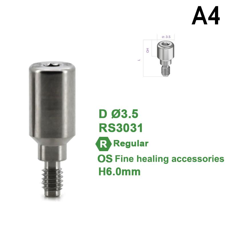 Dental Implant Composite Healing Screw Accessories For Adin Regular Screw Window Closing Transfer Rod Procedure Equipment