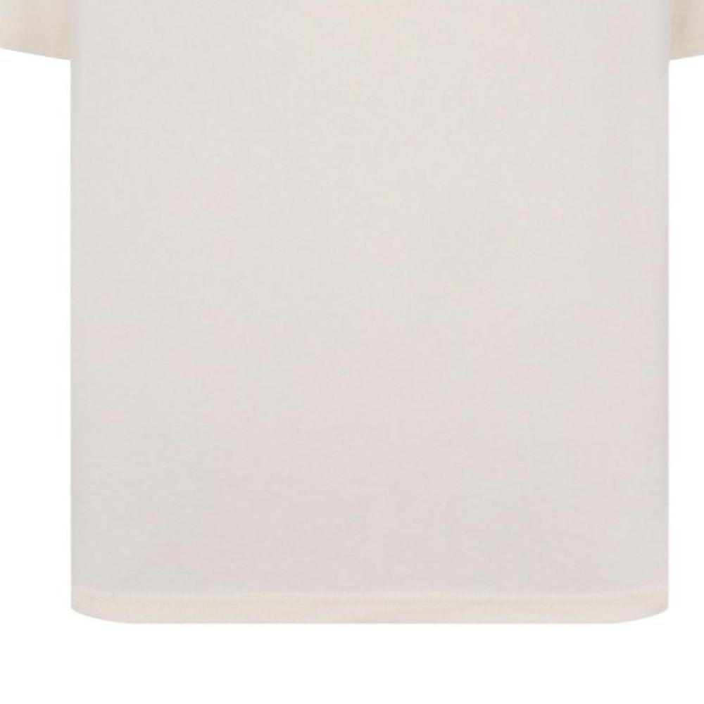 Emporio Armani Ginkgo Embroidered Letter Logo Loose Round Neck Short Sleeve T-Shirt Men tops Off-White 3D1T9S-1J7FZ-0103