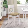 Seat Cushions 4 Pcs Grey Green 40 X 40 X 6 Cm Cord Fabric