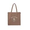 Flatte Flatte Ribbon Tote Bag, Calcedony, Women's, Mocha