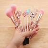 BAOQISHAN Sailor Moon Makeup Brush Set with Soft Fiber A Popular and Cute Makeup Brush A Great Sailor Moon Portable Makeup Brush 8-Piece Bristles.