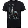 Disturbed Men's Up Yer Military Slim Fit T-Shirt Black