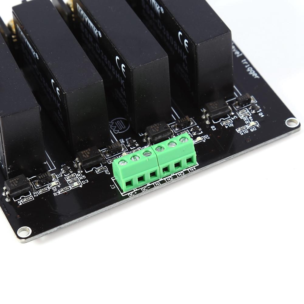 380V 8A 4 Channels Solid State Relay Module Board SSR Switch Controller