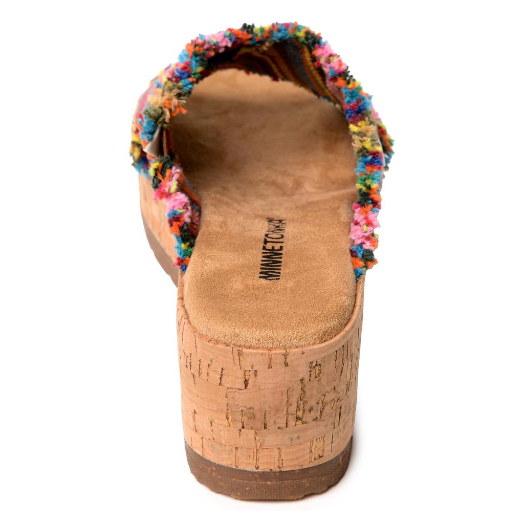 Minnetonka POSEY Slide Růžové cm Dámské sandály, Západ slunce, 24.0