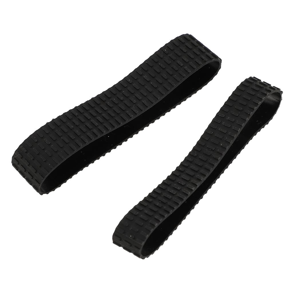 2PCS Lens Zoom Grip Rubber Ring Replacement Part Lens Grip Rubber Circle for 17 To 55mm Lens
