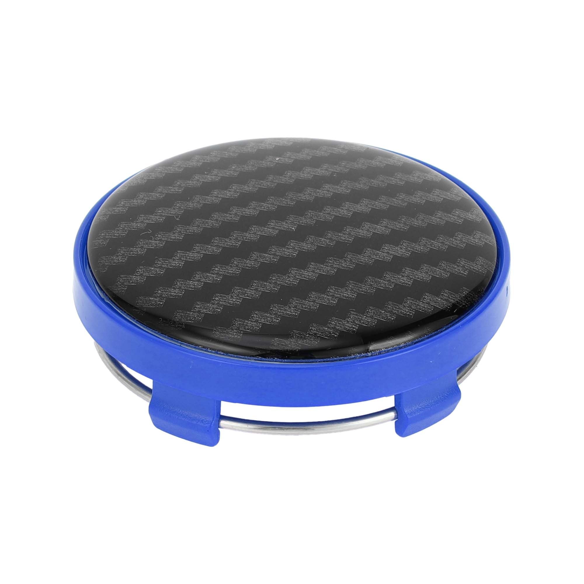 ACROPIX 60 мм 2,36  Сине-черный колпачок ступицы колеса автомобиля с рисунком под карбон, универсальный