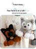 Adorable Fluffy Husky Plush Toy Doll