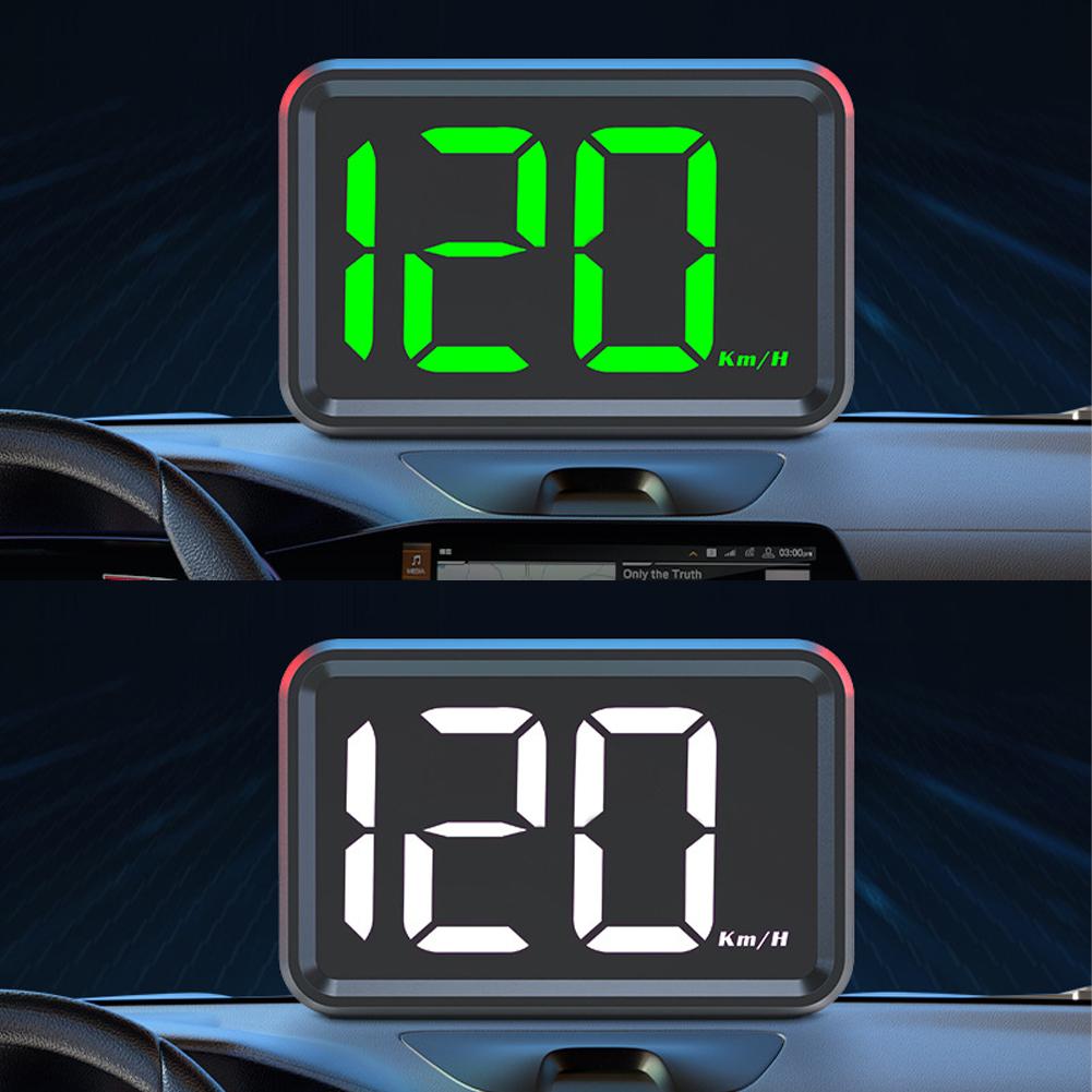 Car Speedometer HUD Head Display Digital GPS Speed Meter KMH MPH Dispaly for Truck Motorcycle Plug and Play Auto Part Accessories