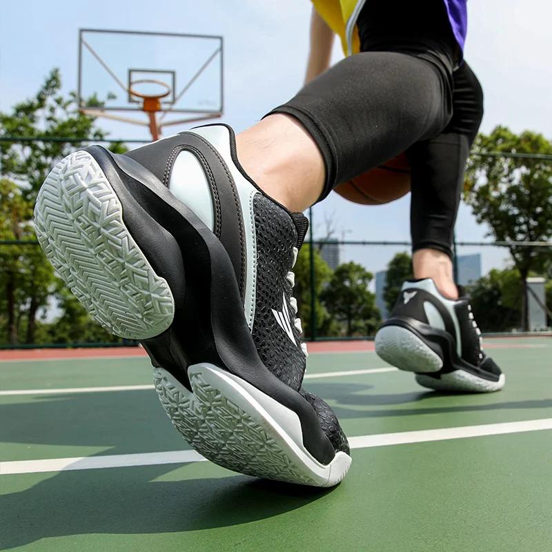 Fashion Men's Basketball Shoes Non-Slip Training Athletic Outdoor Sports Student Field Male Breathable Sneakers Original Basket Shoes