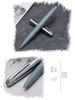 HERO 100 Fountain Pen with 14K Gold Nib and Half-Steel Sleeve in Engravable Gift Box - Ideal for Graduation or Commemorative Gifts.