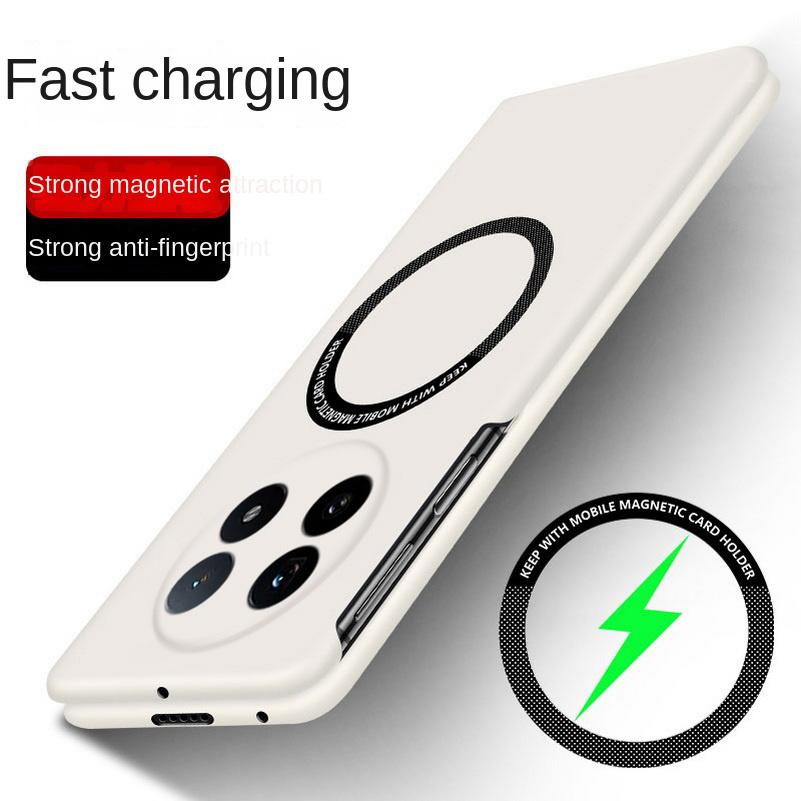 Ultra-thin Frameless Phone Case For VIVO X Fold 5 Fold5 X Fold 3 Pro Fold3 Luxury Magsafe Magnetic Hard Cover