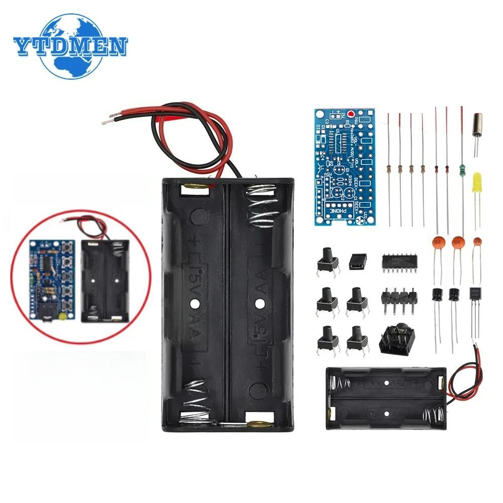 

Модуль FM-радіоприймача 76-108 МГц FM стерео радіо DIY набір DC 1,8 В-3,6 В Бездротовий модуль FM-приймача армія зелений колір