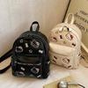 Cute Embroidered Kitty Backpack Women's New Fashion Versatile Korean Version Cartoon Hello Kitty Backpack Tide