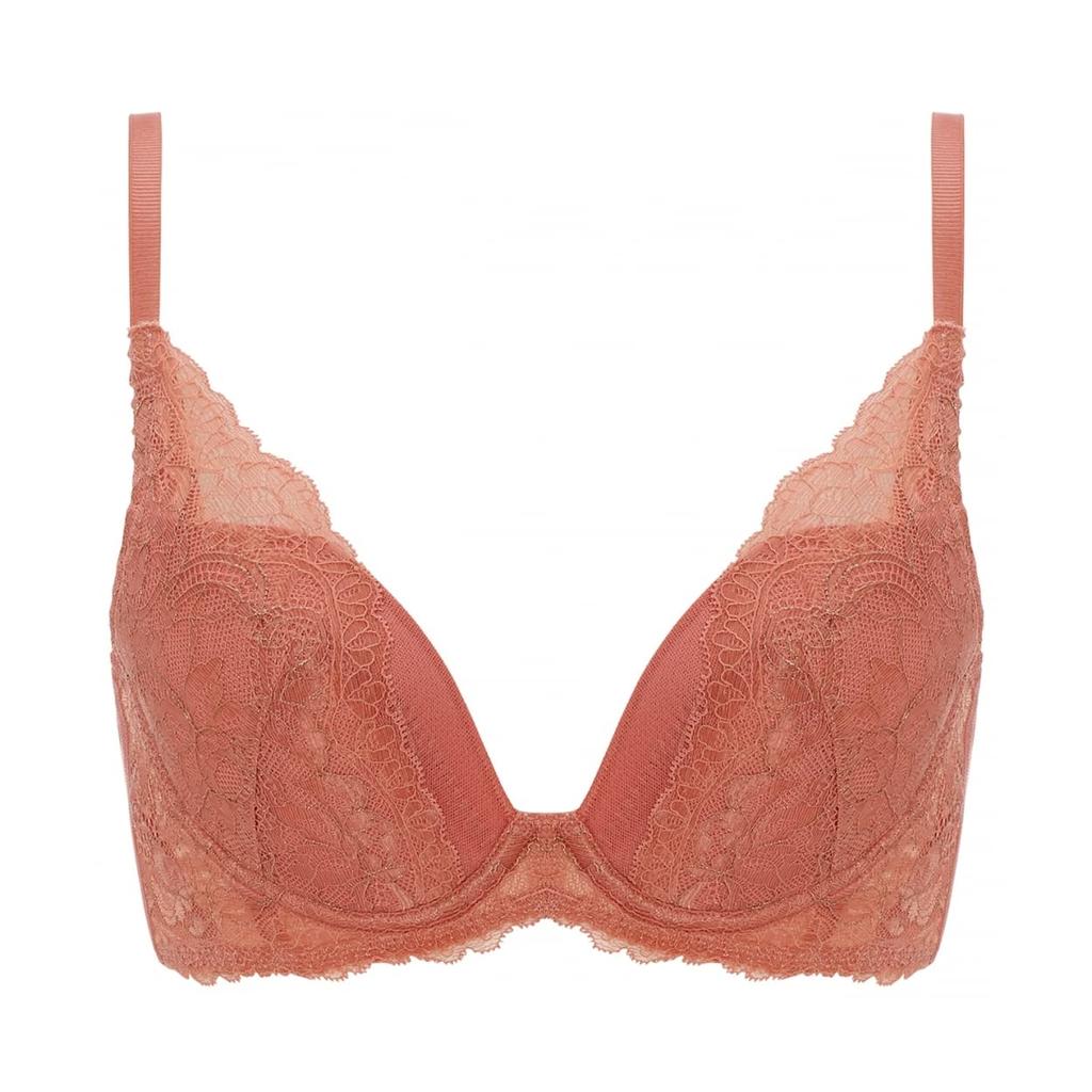 AMOSTYLE Bra Shining Butterfly M002 Size F65 High-Arm Shape-Up (Terracotta)