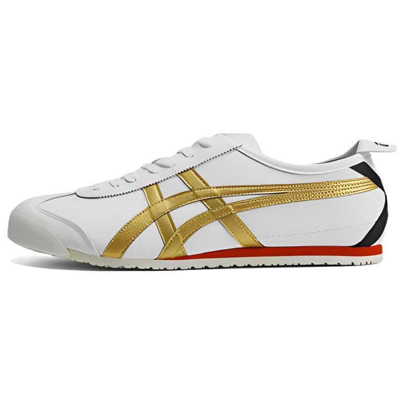 

Onitsuka Tiger Mexico 66 White Gold Red Sneakers 1183C080-101 43.5
